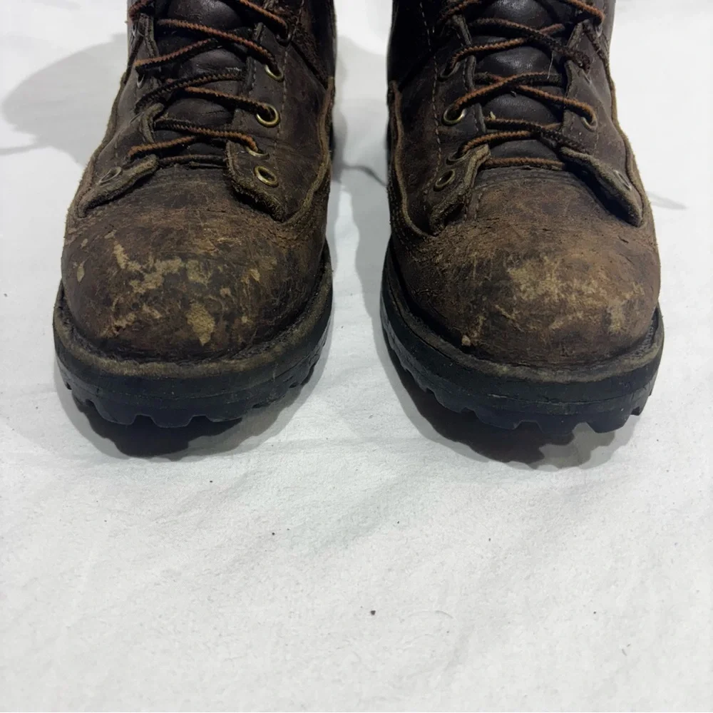 Vintage Danner 69000 Gore-Tex Mountain Leather 8D Hiking Mens Work Boots USA